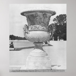 Póster Jarrón monumental, alegoría de derrota de turcos