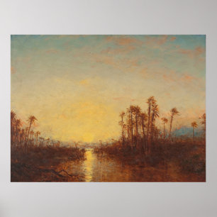 Póster Jartum, Coucher De Soleil - Félix Ziem