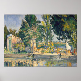 Póster Jas de Bouffan The Pond - Paul Cezanne - c1876