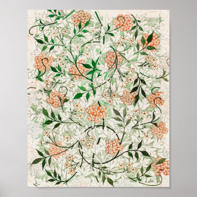 Póster Jasmine Por William Morris (Frente)