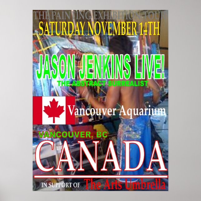 PÓSTER JASON JENKINS EN VIVO EN CANADÁ (Frente)