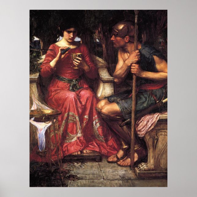 Póster Jason y Medea de John William Waterhouse - 1907 (Frente)