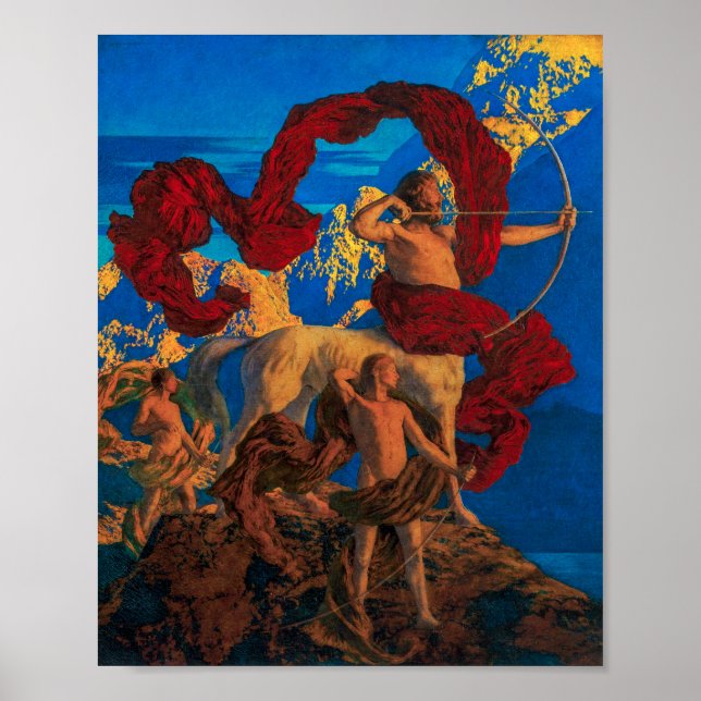 Póster Jason y su maestro | Maxfield Parrish | (Frente)
