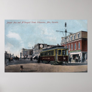 Póster Jaspe y calles de McDougall