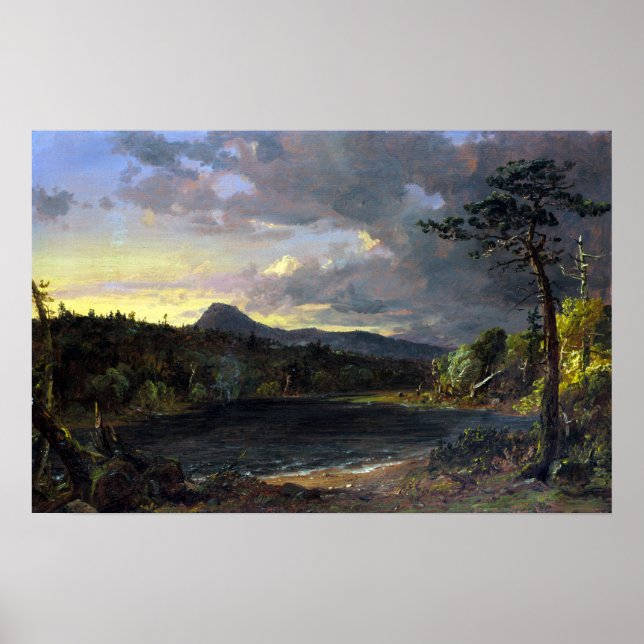 Póster Jasper Francis Cropsey Catskill Creek (Frente)