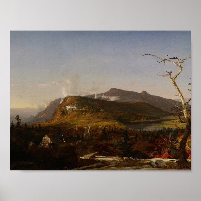 Póster Jasper Francis Cropsey - Catskill Mountain House (Frente)