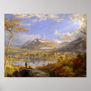 Póster Jasper Francis Cropsey - Starrucca Viaduct