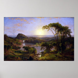 Póster Jasper Francis Cropsey Summer, Lago Ontario
