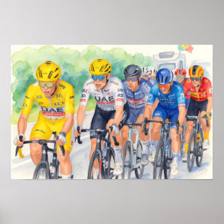 Póster Jasper Philipsen Ganador de la Etapa 13 Tour de Fr