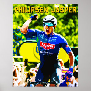 Póster Jasper Philipsen, Tour de Francia, etapa 7