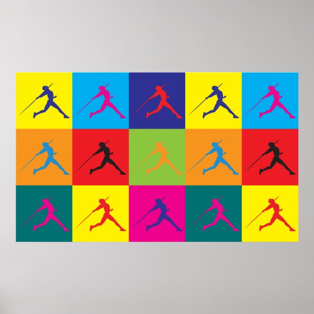 Póster Javelin Pop Art (Frente)