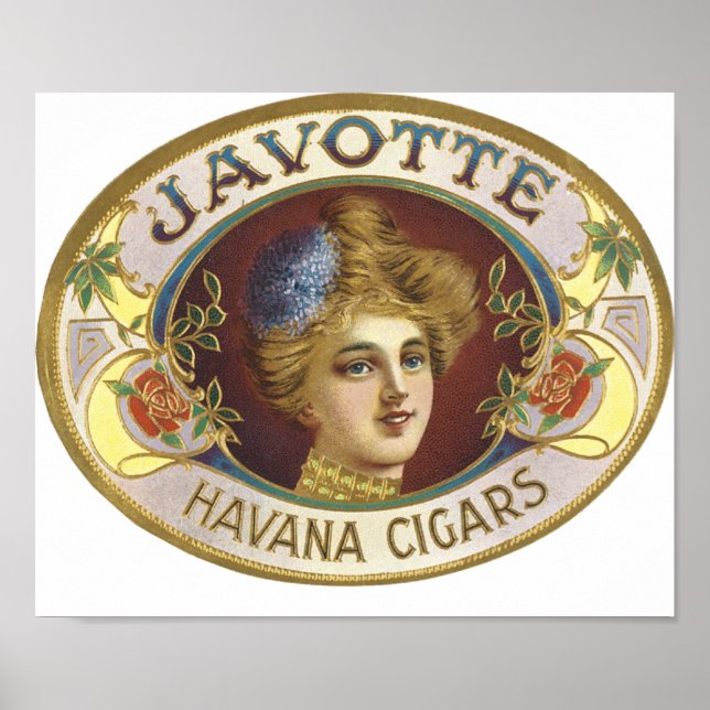 Póster Javotte Havana Cigars (Frente)