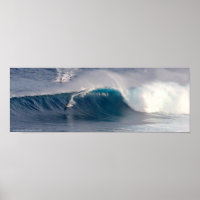 Jaws Surfing Photo Poster