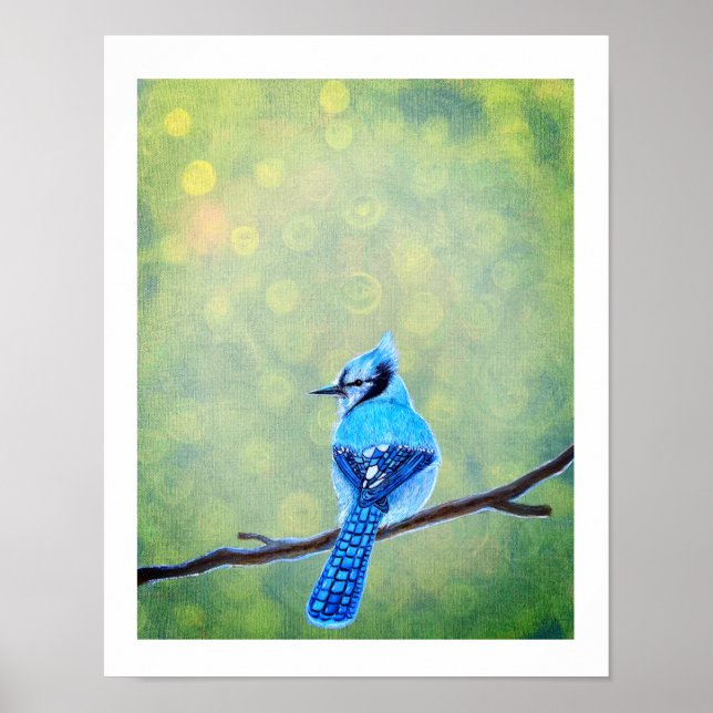 Póster Jay Bird Azul (Frente)