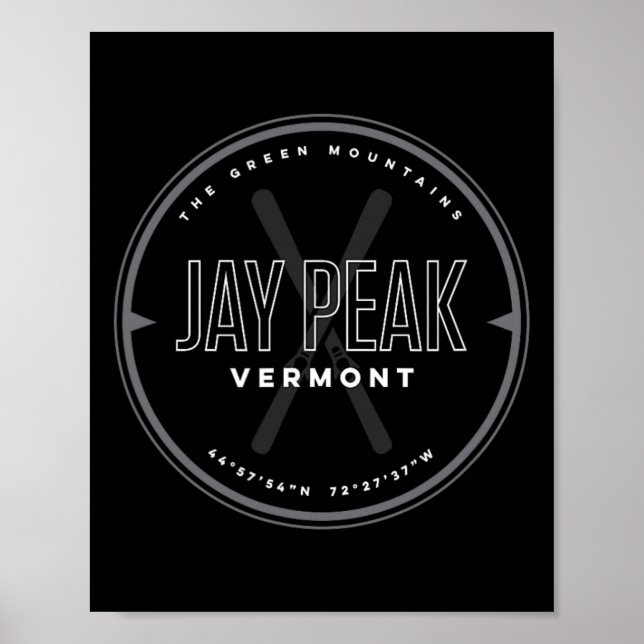Póster Jay Peak Vermont Ski (Frente)