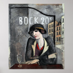 Póster Jāzeps Grosvalds en las afueras de París