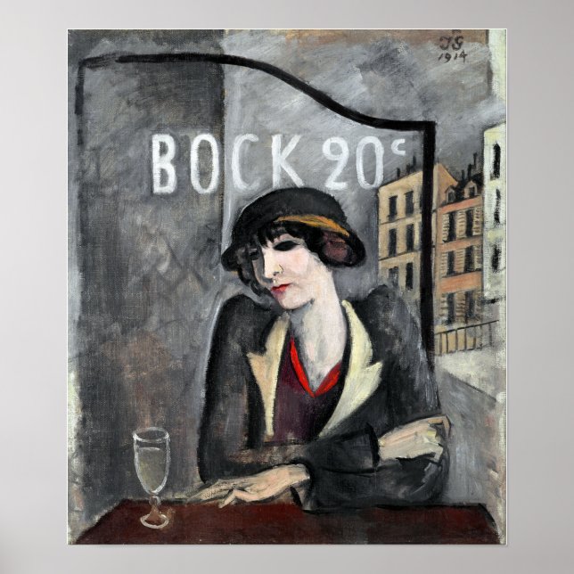 Póster Jāzeps Grosvalds en las afueras de París (Frente)