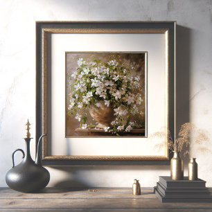 Póster Jazmín en Clay Vase