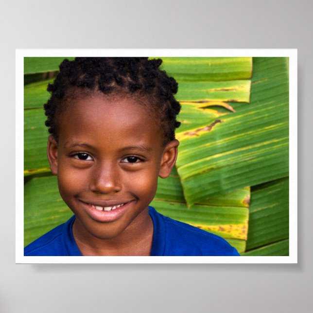 Póster jazz azul verde amarillo (Frente)