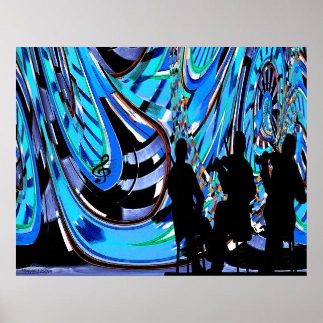 Póster Jazz Blues (Frente)