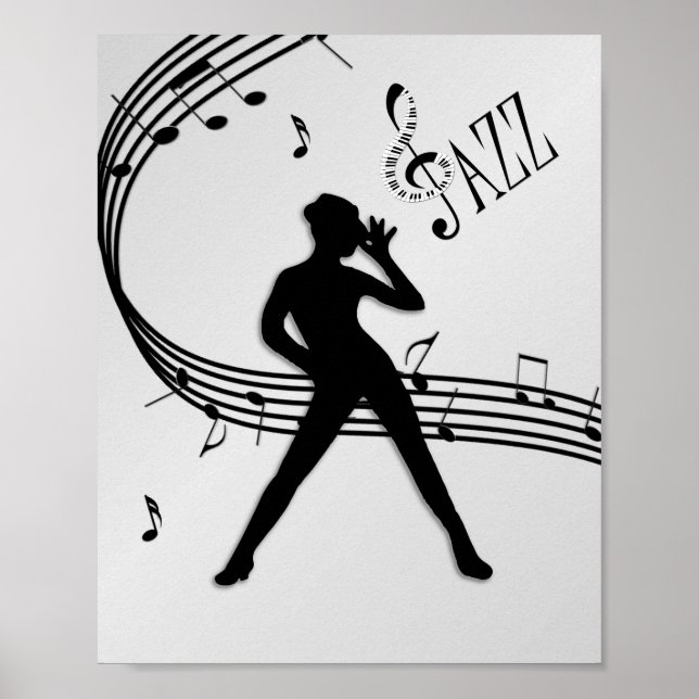 Póster Jazz Dance Silver (Frente)