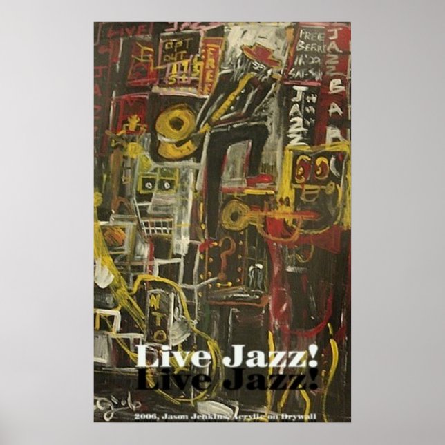 PÓSTER JAZZ EN VIVO (Frente)