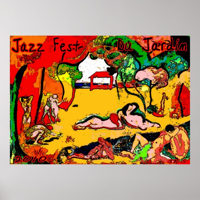 Póster Jazz Fest Du Jardin 2010 (Frente)