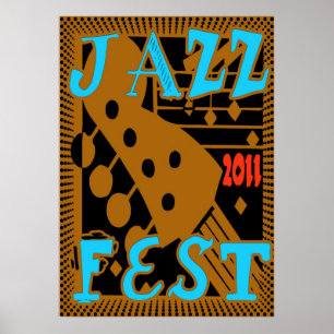 Póster Jazz Fest Guitar 2011