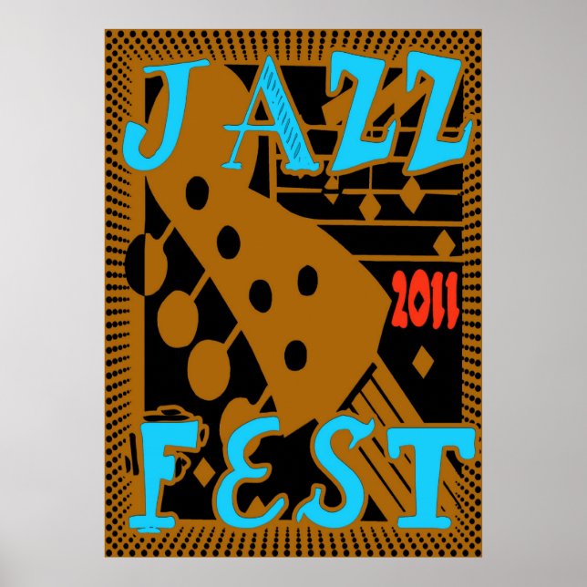 Póster Jazz Fest Guitar 2011 (Frente)