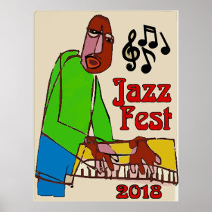Póster Jazz Piano 2018