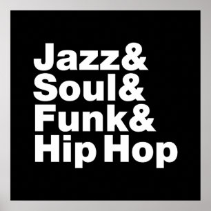 Póster Jazz y Soul y Funk & Hip Hop