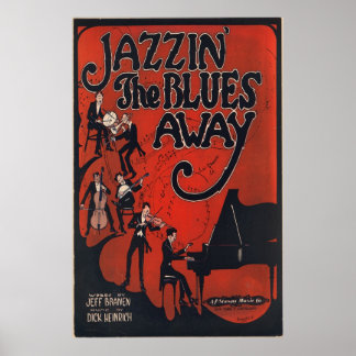 Póster Jazzin, lejos del Blues