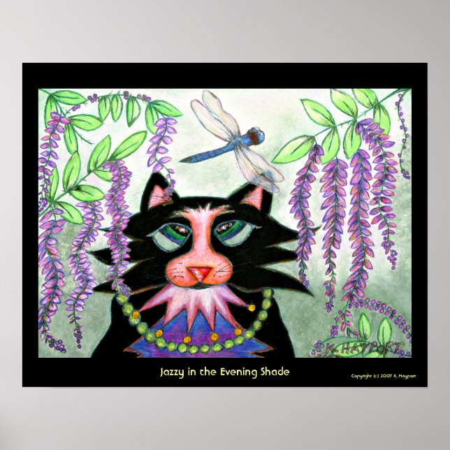 Póster Jazzy en la sombra de la noche (Frente)