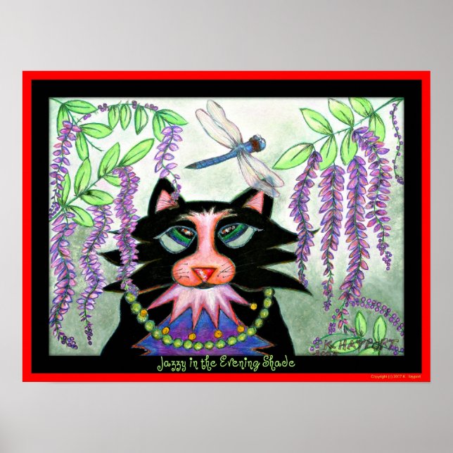 Póster Jazzy en la sombra de la noche (Frente)