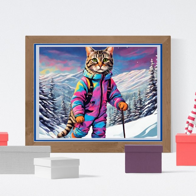 Póster Jazzy kitty en una gira de esquí (Subido por el creador)