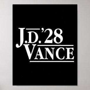 Póster Jd Vance 28 Red Vance 2028 J.d. President Hillbill