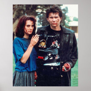 Póster jd y veronica heathers