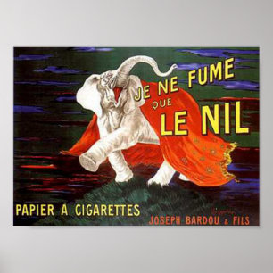 Póster Je Ne Fume Que Le Nil Elephant Ad