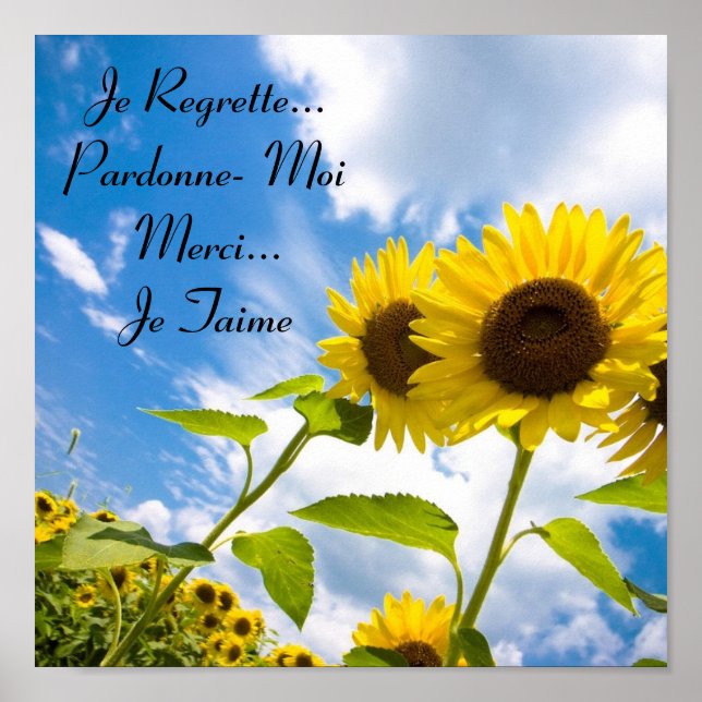 Póster Je Regrette... El indulto - Moi , Je Taime (Frente)