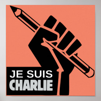 Póster Je suis Charlie