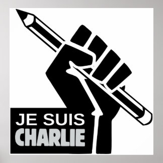 Póster Je suis Charlie