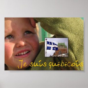 Póster je suis quebecois