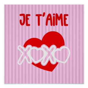 Póster Je t’aime.