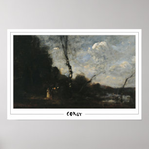 Póster Jean-Baptiste-Camille Corot Bella Artes #219