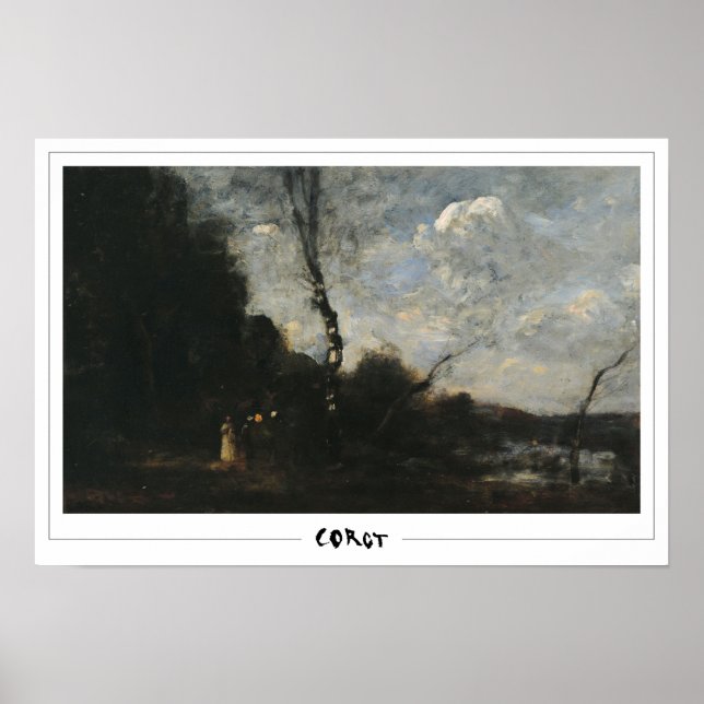 Póster Jean-Baptiste-Camille Corot Bella Artes #219 (Frente)