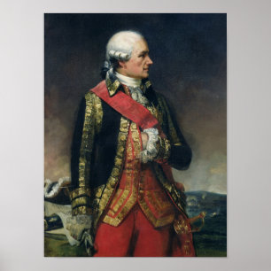Póster Jean-Baptiste de Vimeur Count of Rochambeau