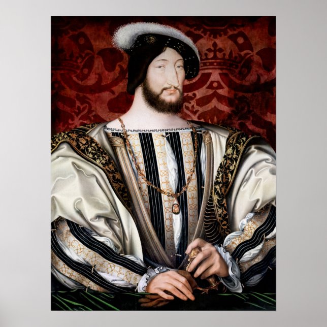 Póster Jean Clouet - Francois I, Rey de Francia (Frente)