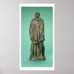 Póster Jean d'Aire, de los Burghers de Calais (bronce)