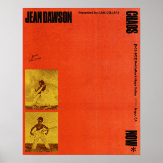 Póster Jean Dawson Chaos Now* Tour Poster