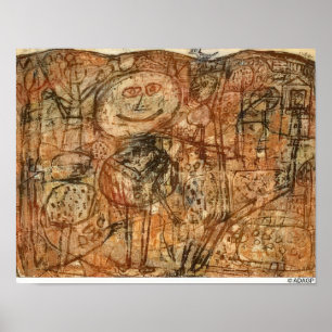 Póster Jean Dubuffet El Pájaro Azul - Art Brut Por Jean D